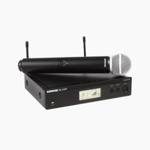 Mikrofonas su radio stotele SHURE BLX24/SM58