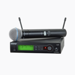 Mikrofonas su radio stotele SHURE SLX24/BETA58A