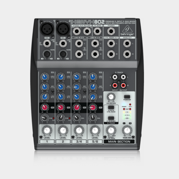 Garso pultas BEHRINGER XENYX 802 usb