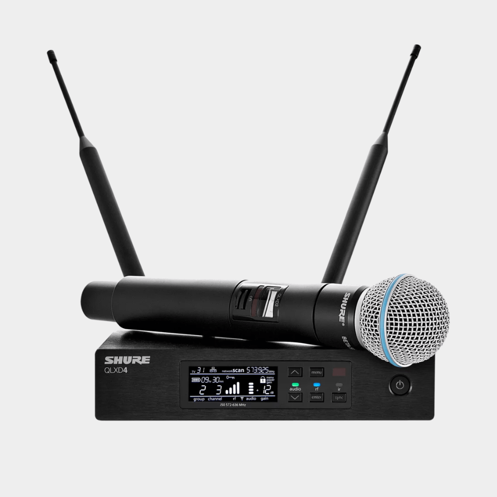 SHURE QLXD-24/BETA58 belaidis mikrofonas