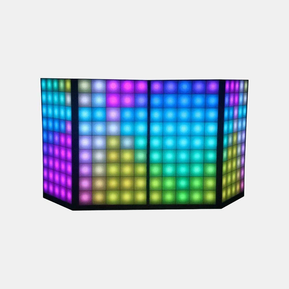Šviečiantis led dj stalas