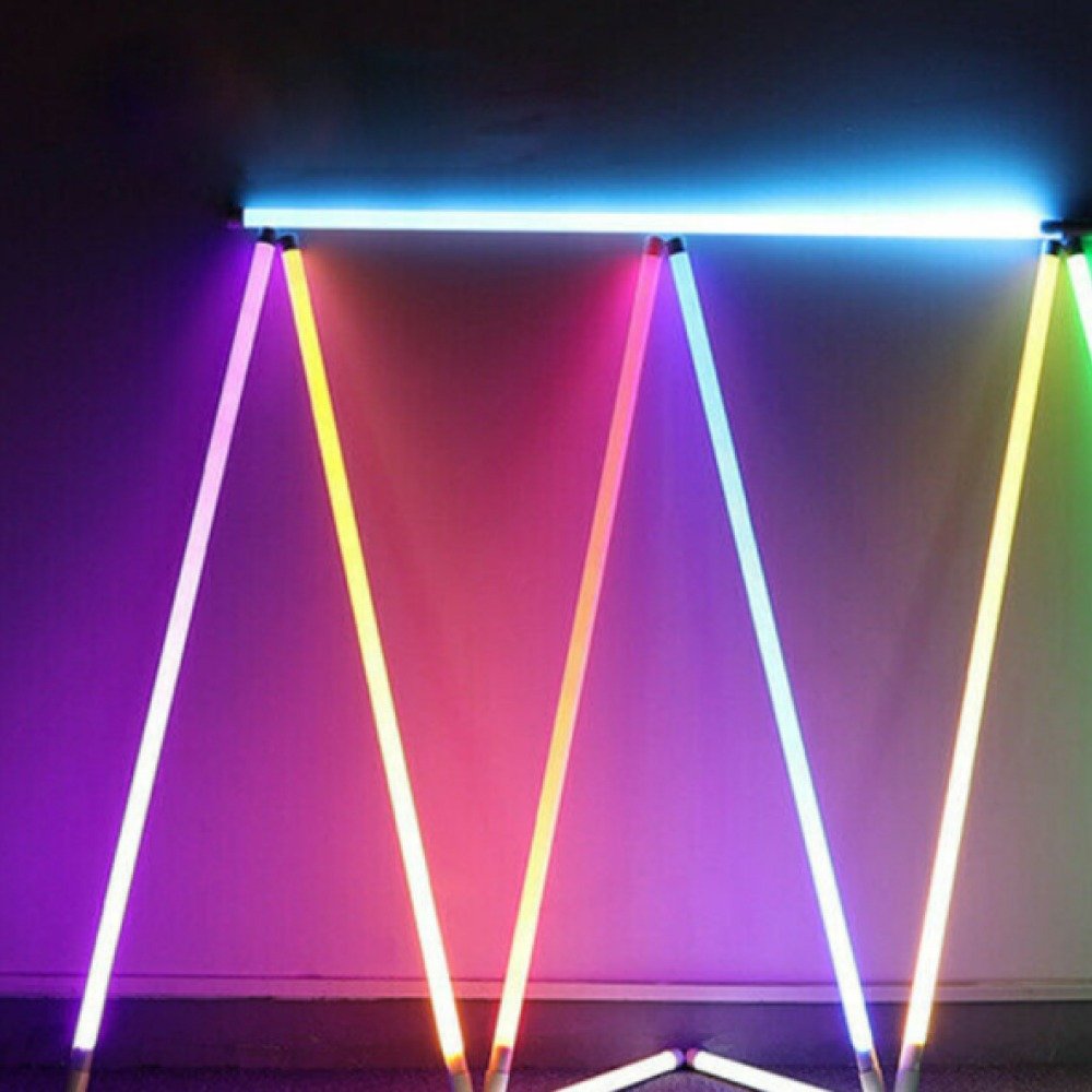 RGB neon tube šviestuvas