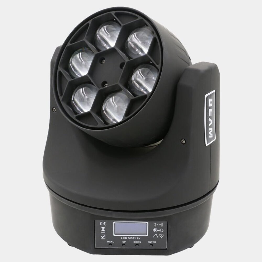Mini 6x15w rgbw bee eye judanti galva