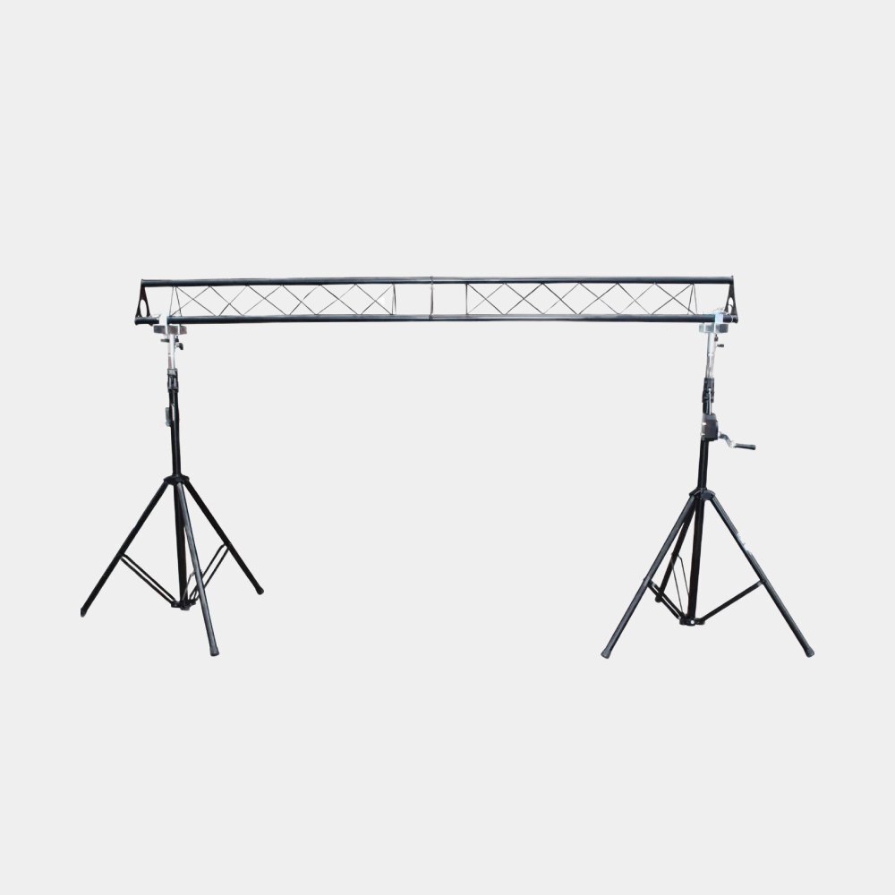 Triangular lighting truss system