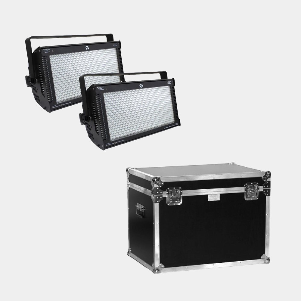 2x Wash strobe light rgbw 2in1
